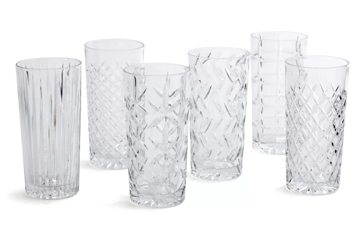 Shop BOGART, verre longdrink, taillés à la main, set de 6 Verres | Verres