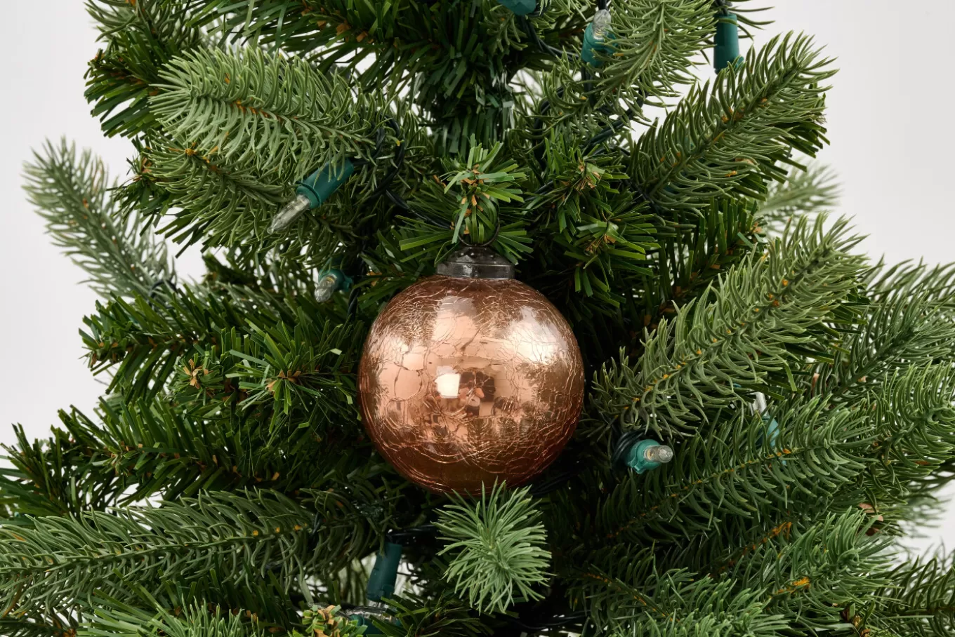 Clearance CRACKLE, boule de Noël, blush, S Boules De Noël | Boules De Noël