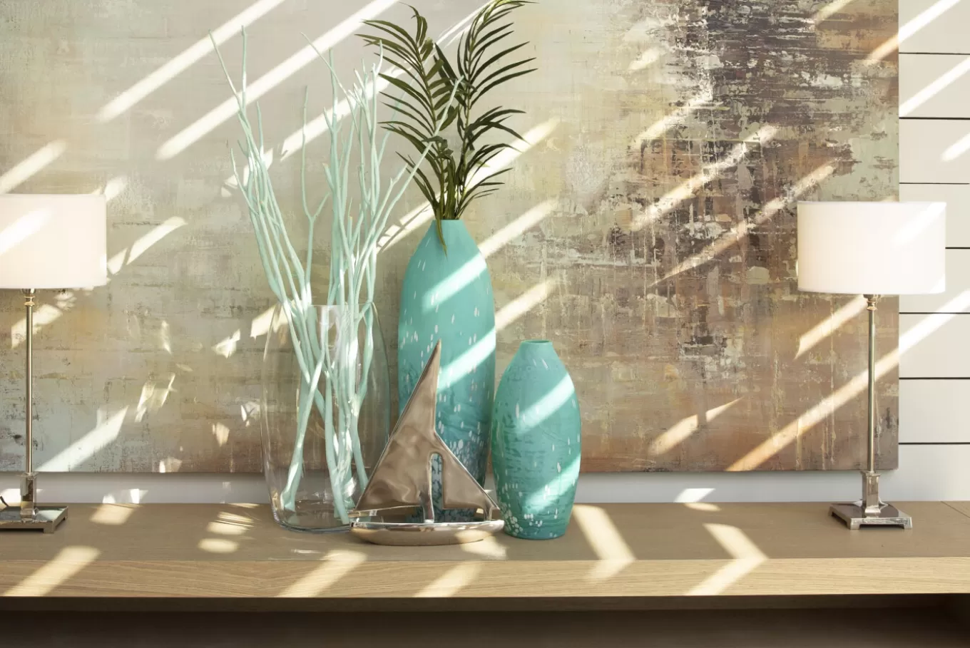 New DEGO, vase, verre, turquoise, S Pots Et Vases | Décoration