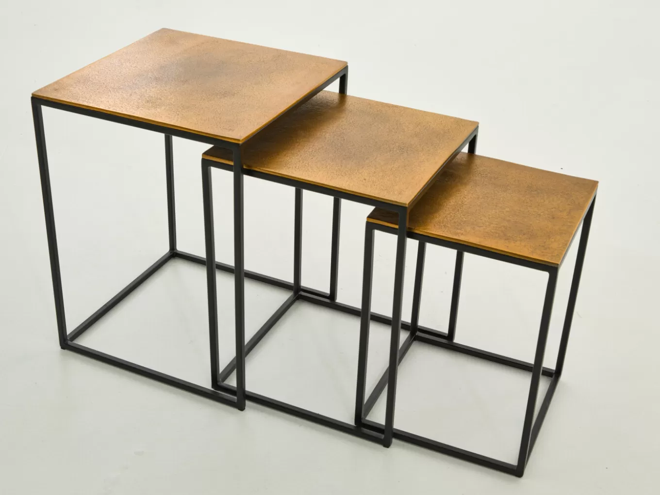 Clearance DELLO, bout de canapé, métal, set de 3 Tables D’Appoint & Consoles | Tables D’Appoint & Consoles