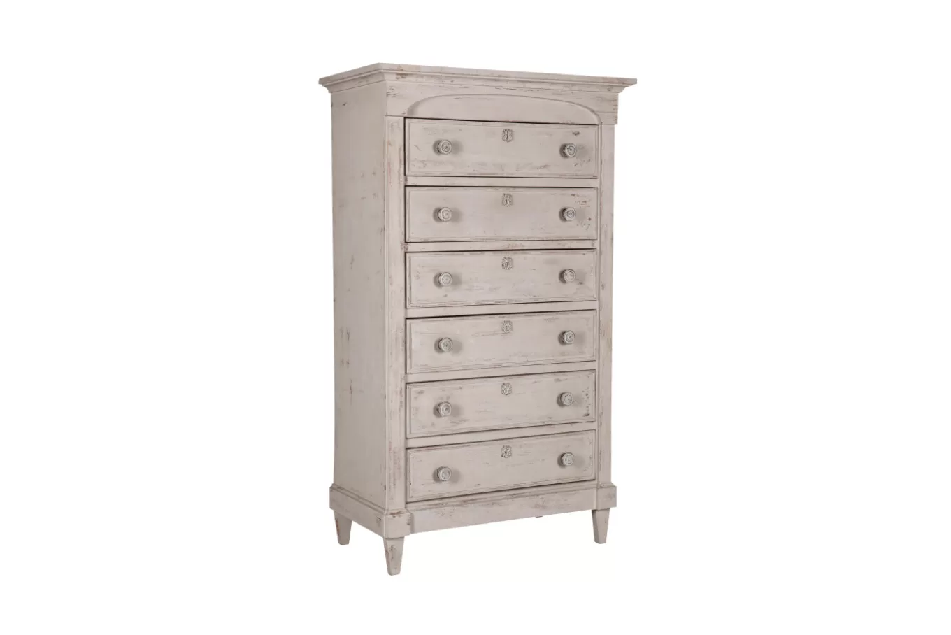 New ELISE, commode, 6 tiroirs, gris Commodes | Armoires