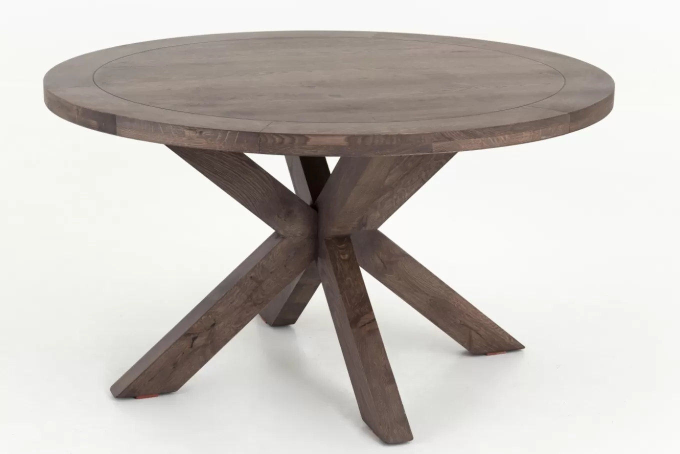 Outlet FORINO, table de salle à manger, chêne fumé, ronde, 110 cm Tables | Tables De Salle À Manger