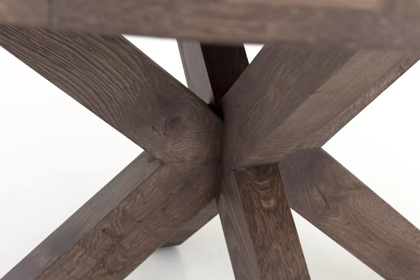 Outlet FORINO, table de salle à manger, chêne fumé, ronde, 110 cm Tables | Tables De Salle À Manger