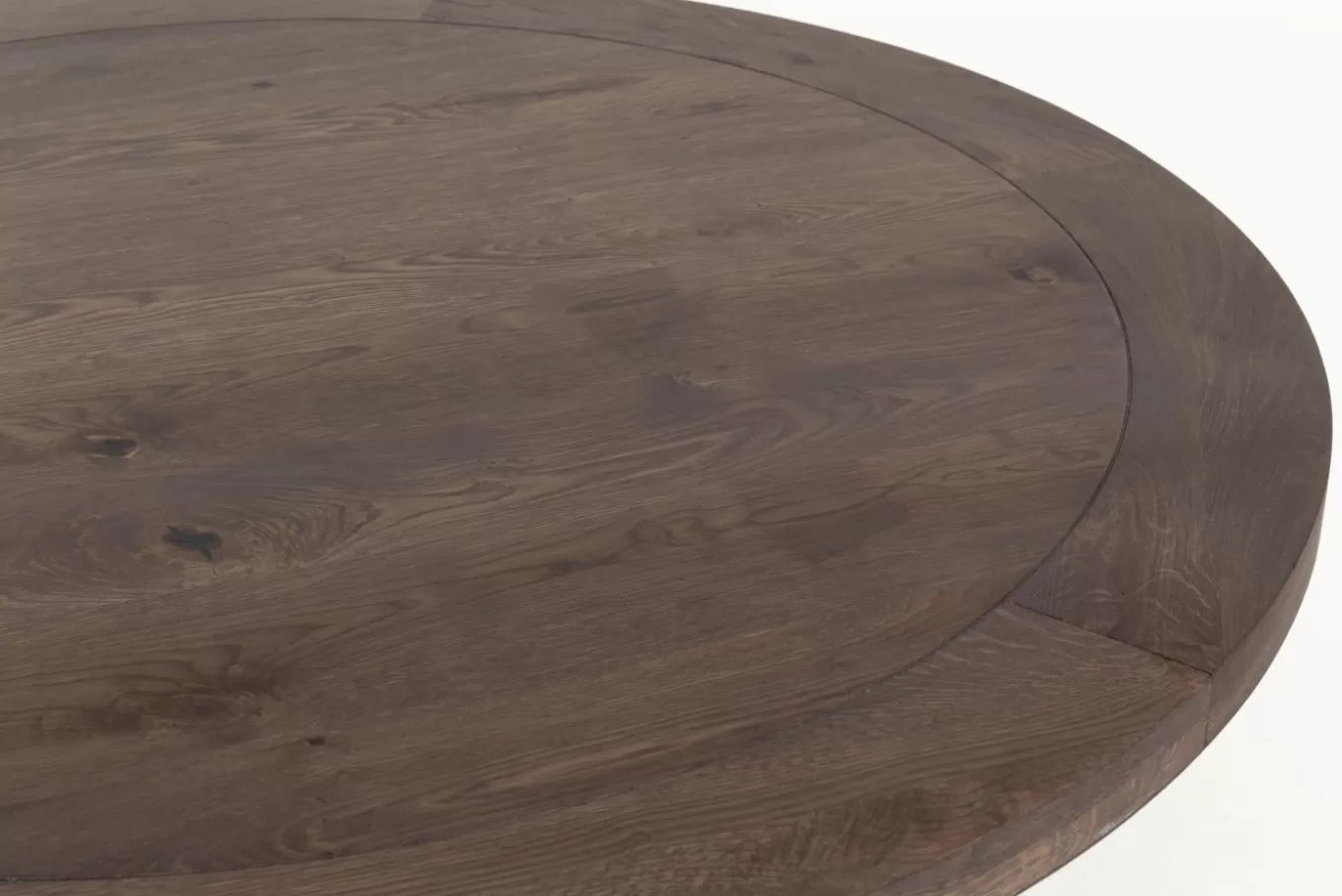 Outlet FORINO, table de salle à manger, chêne fumé, ronde, 110 cm Tables | Tables De Salle À Manger
