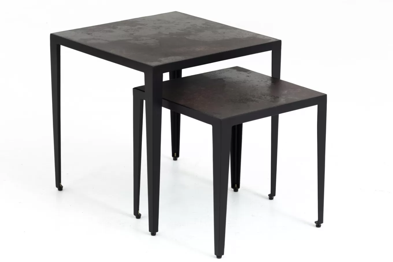 Discount GEORGION, bout de canapé, carré, set de 2 Tables D’Appoint & Consoles | Tables D’Appoint & Consoles