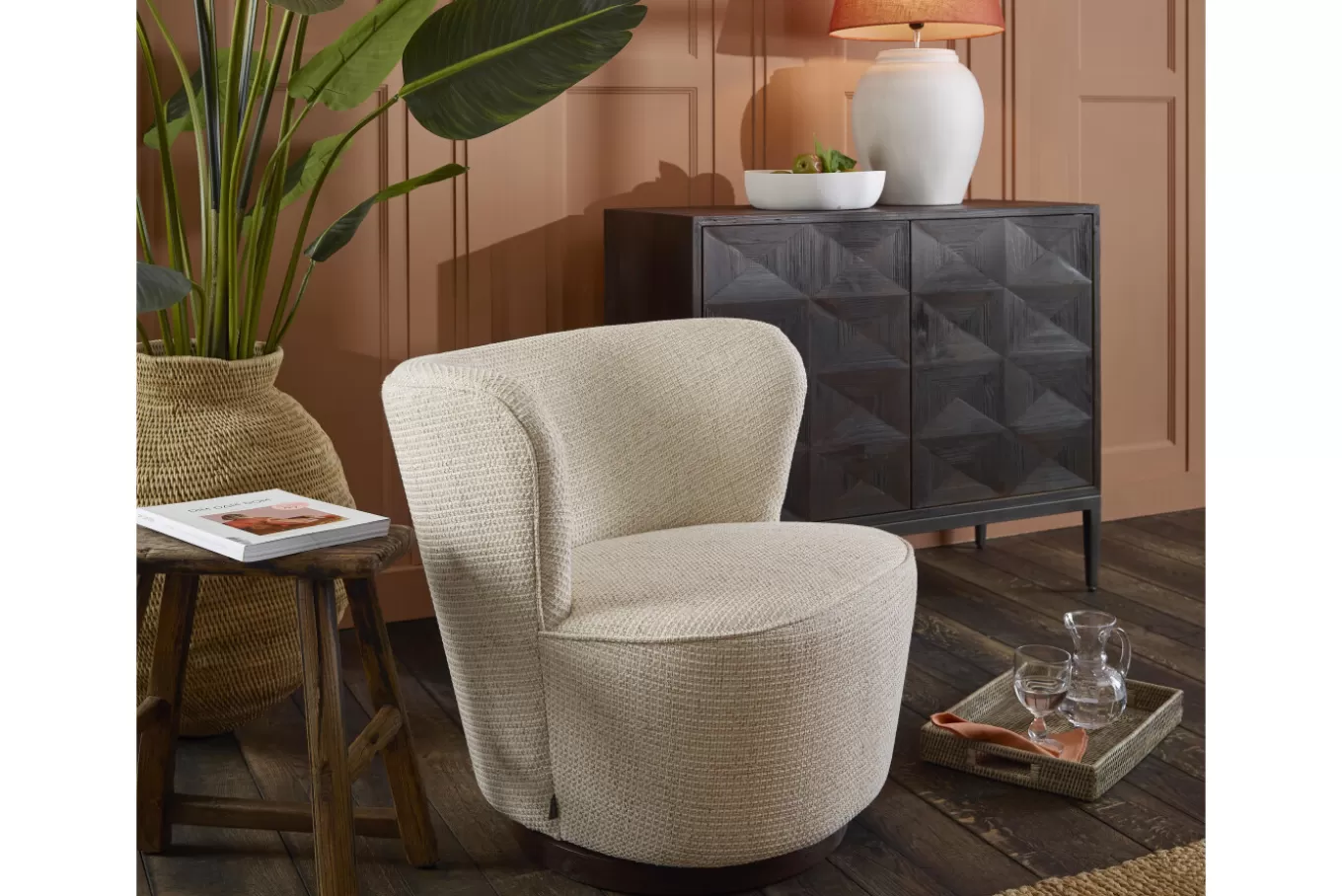 Clearance JULIE, fauteuil, tissu, rotatif Fauteuils | Sièges