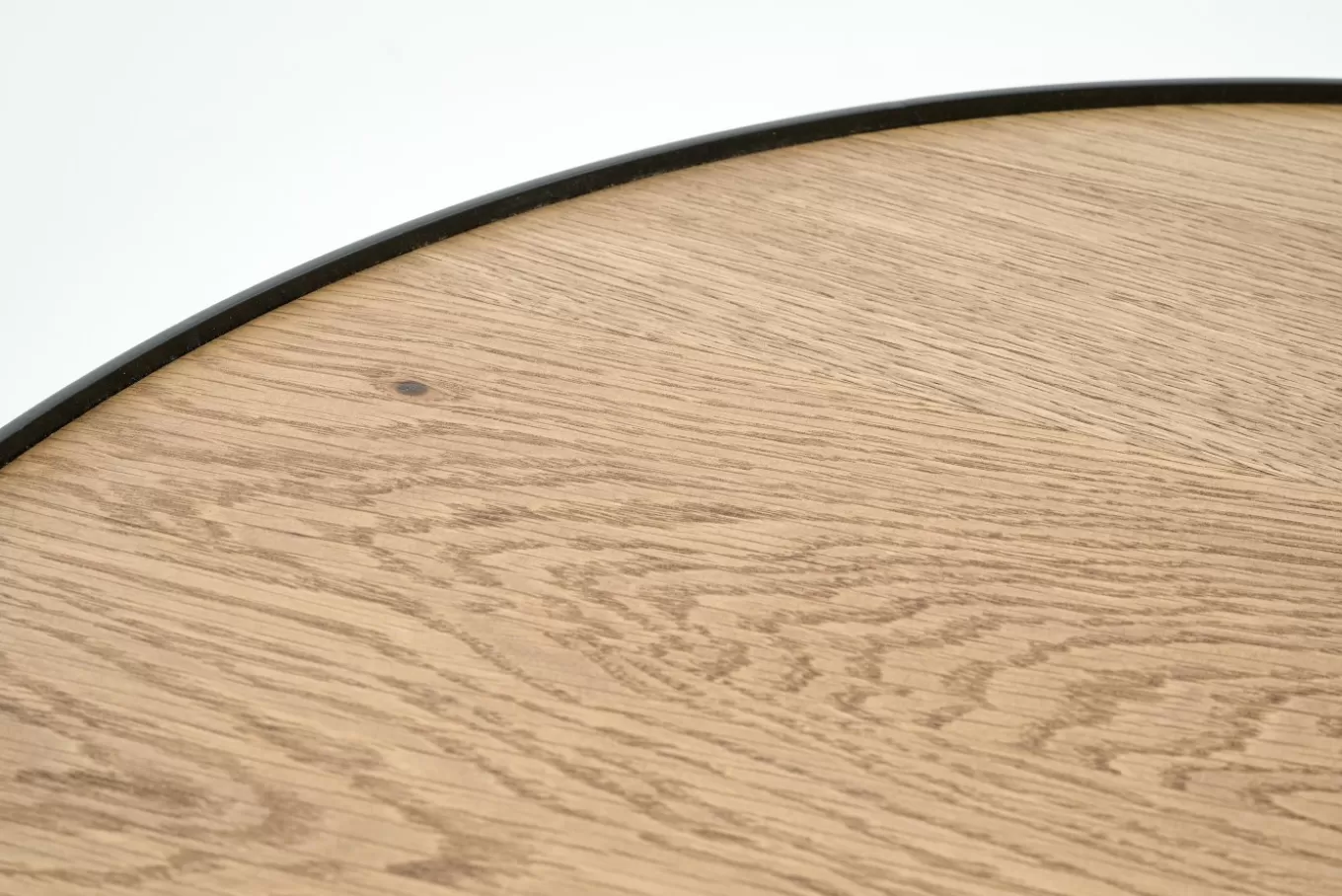 Discount MADISON, bout de canapé, chêne et métal, ronde, 60 cm, brun clair Tables D’Appoint & Consoles | Tables D’Appoint & Consoles