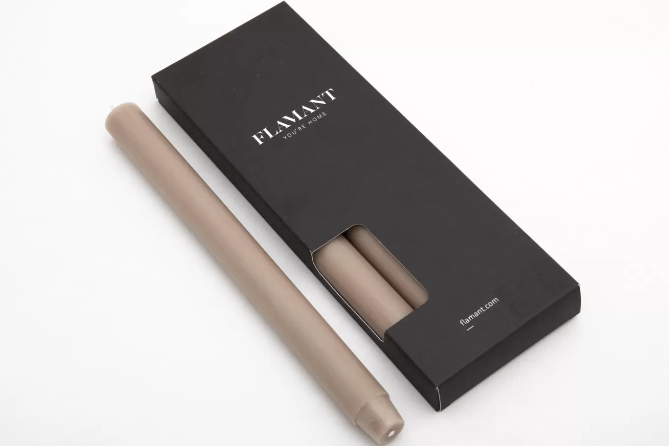 Online NELL, bougie de table, couleur flax, set de 4 Bougies | Décoration