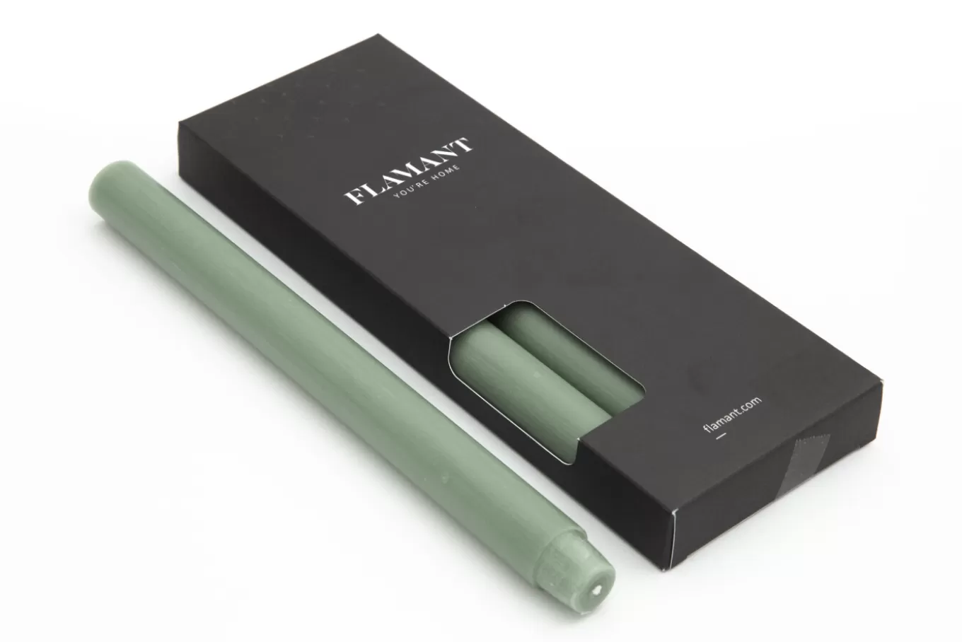 Hot NELL, bougie de table, couleur olive, set de 4 Bougies | Décoration