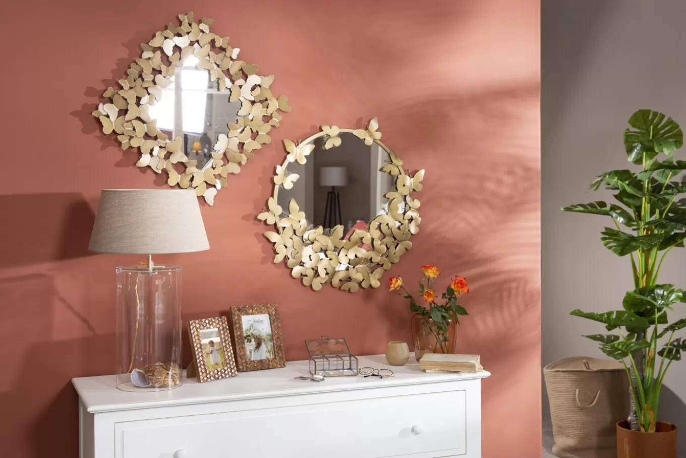 Online PILLANGO, miroir, papillons, modèle 2 Miroirs | Décoration