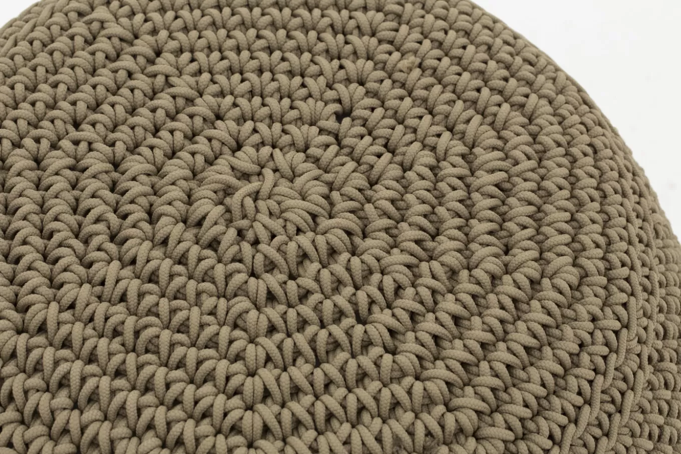 Store SARINO, pouf de jardin, Ø51x47 Banquettes | Fauteuils