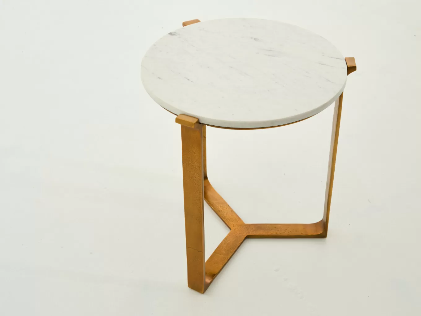 Sale ZOE, bout de canapé, marbre et métal, ronde Tables D’Appoint & Consoles | Tables D’Appoint & Consoles